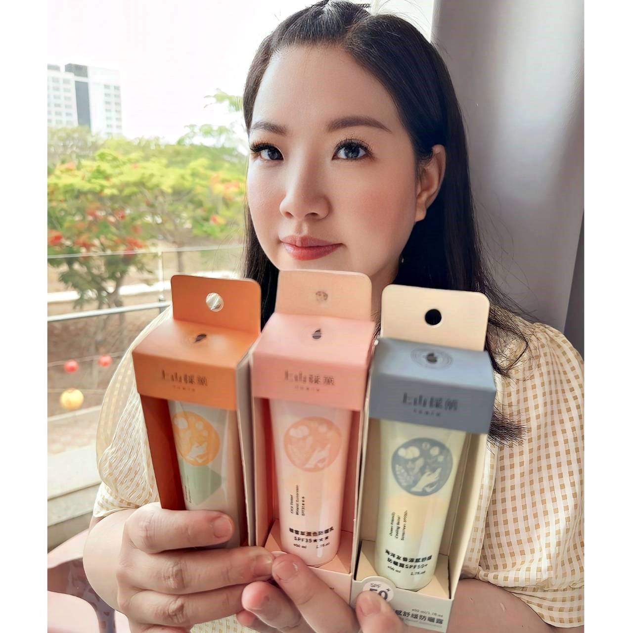 防曬推薦｜tsaio上山採藥積雪草潤色防曬乳、海洋友善涼感舒緩防曬露、海洋友善水感防曬露｜預防肌膚乾燥，清透自然妝感之上山採藥潤防曬產品開箱！