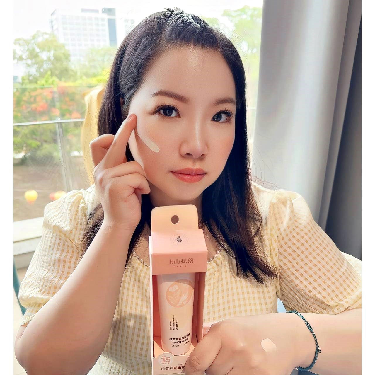 防曬推薦｜tsaio上山採藥積雪草潤色防曬乳、海洋友善涼感舒緩防曬露、海洋友善水感防曬露｜預防肌膚乾燥，清透自然妝感之上山採藥潤防曬產品開箱！