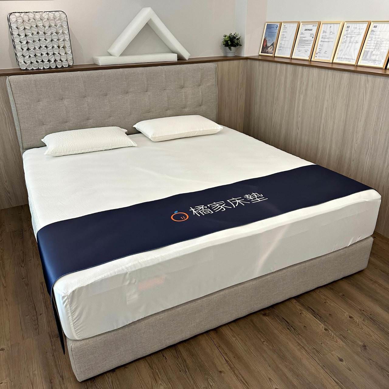 高雄床墊推薦｜好睡就是這麼簡單，台灣製造床墊工廠，通過國際認證、有身分證、價格透明化的橘家床墊！