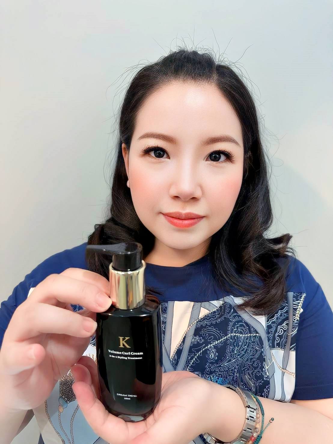 捲髮乳推薦｜DREAM TREND凱夢K持捲乳｜全新超強絲柔彈力配方，簡單持捲是造型品也是保養品之凱夢K持捲乳開箱分享！