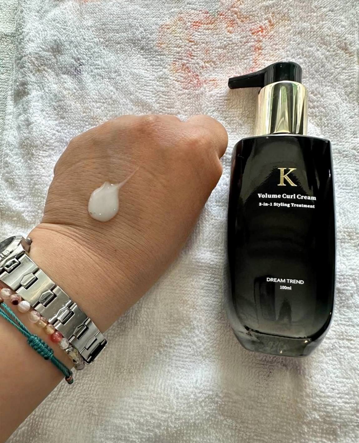 捲髮乳推薦｜DREAM TREND凱夢K持捲乳｜全新超強絲柔彈力配方，簡單持捲是造型品也是保養品之凱夢K持捲乳開箱分享！