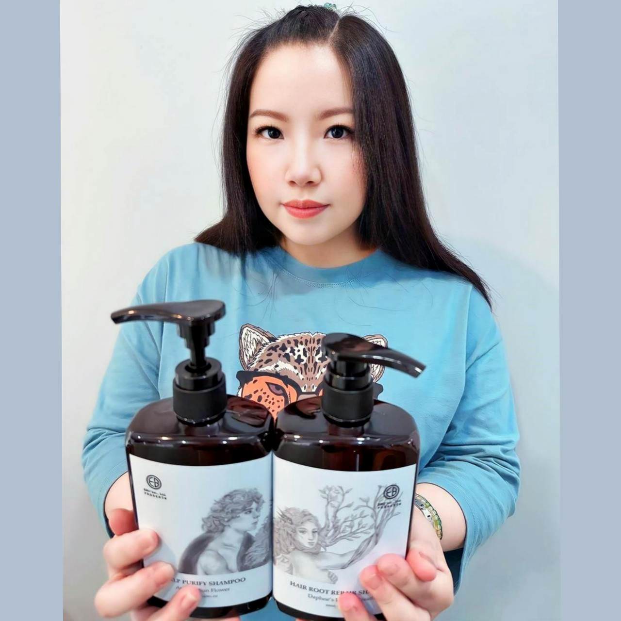 洗髮精團購(讀者官網優惠碼：𝗬𝗜𝗡𝗬𝗔𝗡)｜EBO阿波羅太陽花頭皮淨化洗髮精、妲芬妮月桂冠髮根修護洗髮精｜洗後賦予秀髮透亮光澤，髮絲散發自然仙女香氣之阿波羅與妲芬妮洗髮精開箱分享！