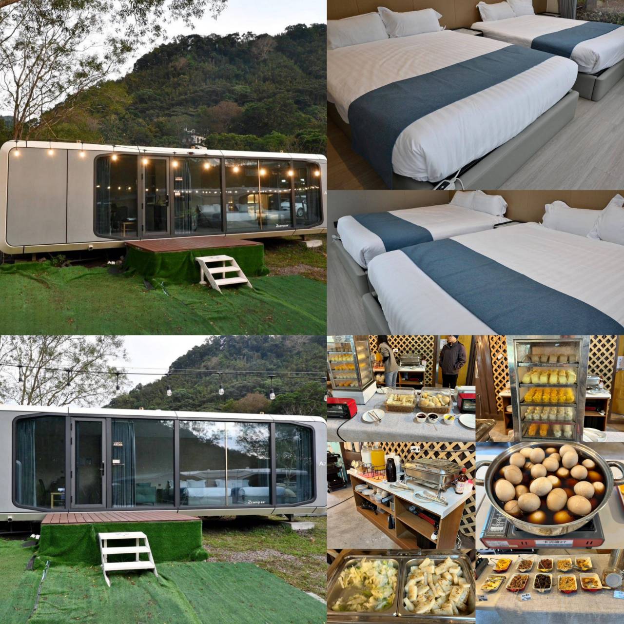 新竹縣尖石鄉露營推薦｜瀾音悠悠 Lanvillage｜夜宿尊爵太空艙，綠蔭扶疏風景宜人，適合各年齡層之懶人露營入住心得分享！