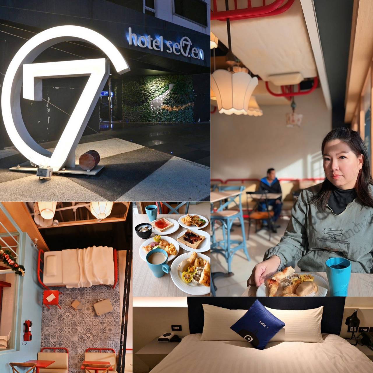 台中市西屯區住宿推薦｜Hotel 7福星旅店｜提供住宿客免費停車場，頂樓區域飽覽城市風貌，輕鬆步行即到逢甲夜市，吃喝玩樂生活機能便利之福星旅店入住心得分享！