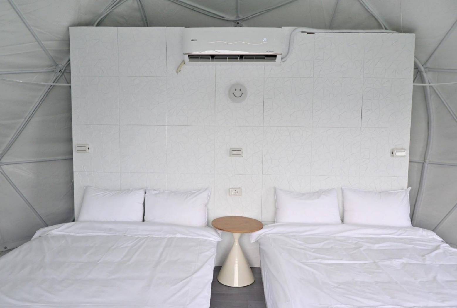 台南市玉井區露營推薦｜曉晴星空露營地玉井營區｜夜宿潔白浪漫的星空帳，交通最方便懶人豪華露營，適合各年齡層之懶人露營入住心得分享！