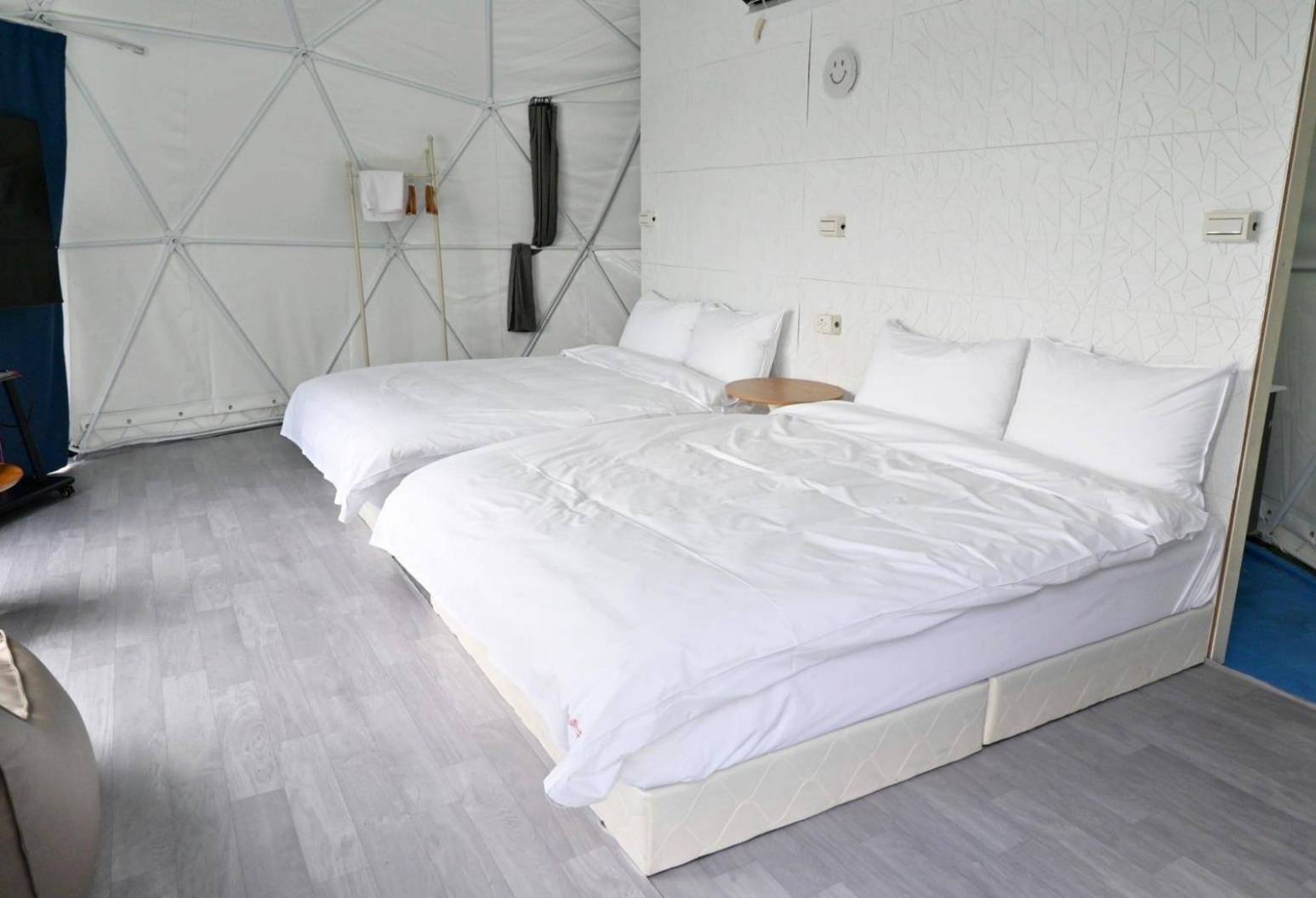 台南市玉井區露營推薦｜曉晴星空露營地玉井營區｜夜宿潔白浪漫的星空帳，交通最方便懶人豪華露營，適合各年齡層之懶人露營入住心得分享！