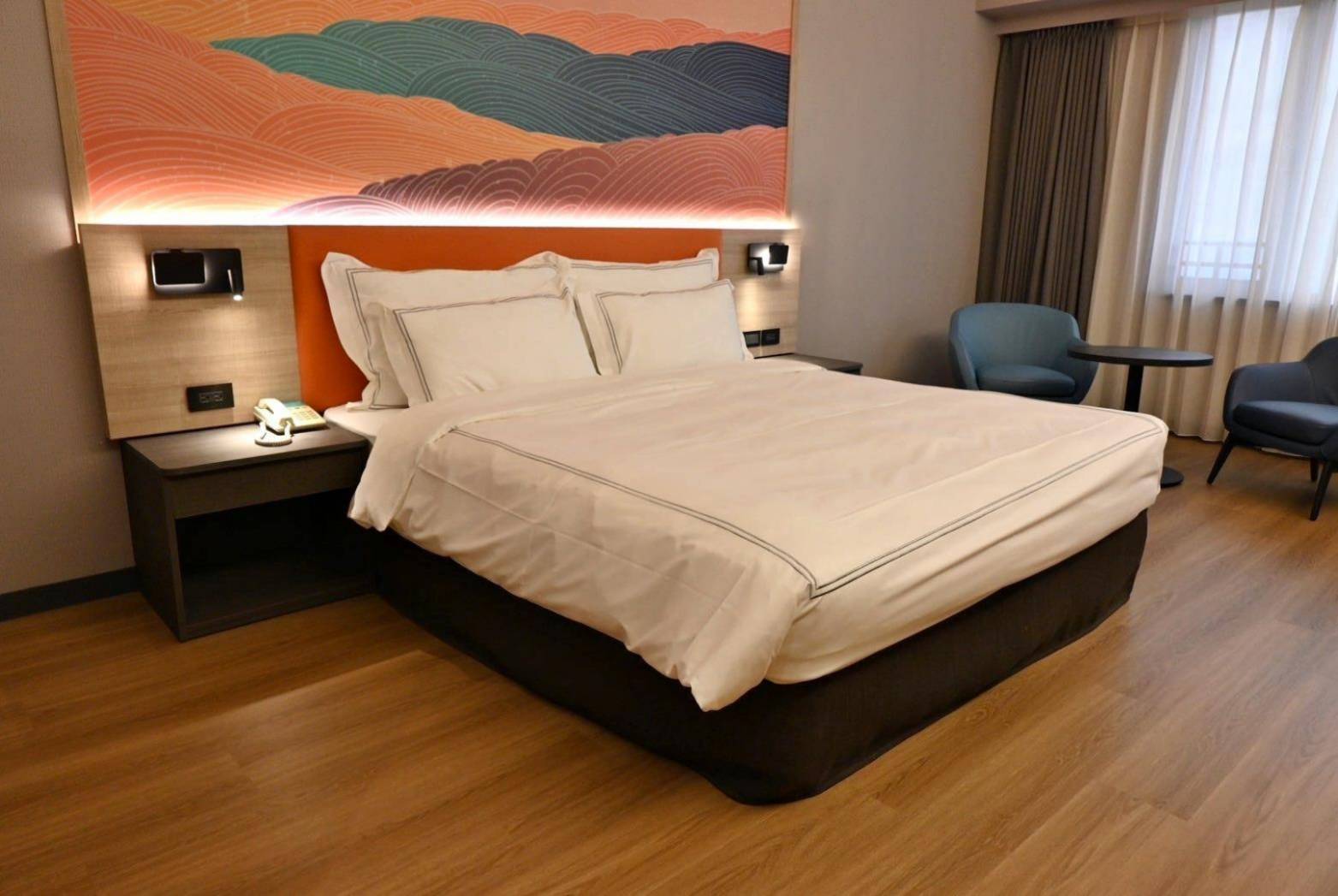 桃園市中壢區住宿推薦｜福容徠旅中壢店｜福容大飯店創建的輕旅品牌，步行至中壢車站僅4分鐘，地理位置絕佳，免費迎賓飲品點心及健身房之福容徠旅中壢店開箱分享！