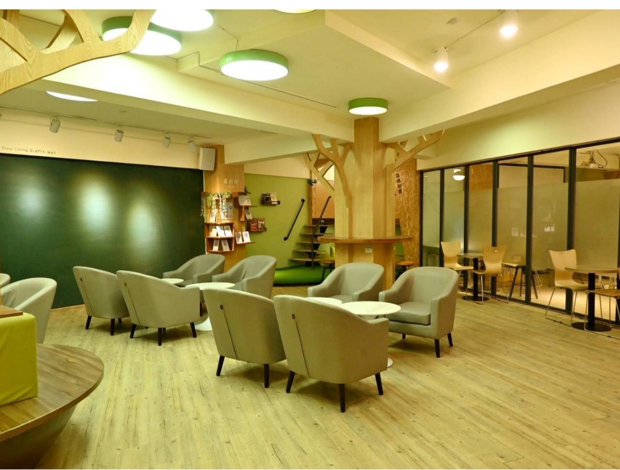 台中市西屯區住宿推薦｜台中逢甲住宿．葉綠宿旅館Green Hotel｜步行逢甲夜市，電梯豪華四人房一泊一食，逢甲吃喝玩樂、生活機能便利入住心得分享！