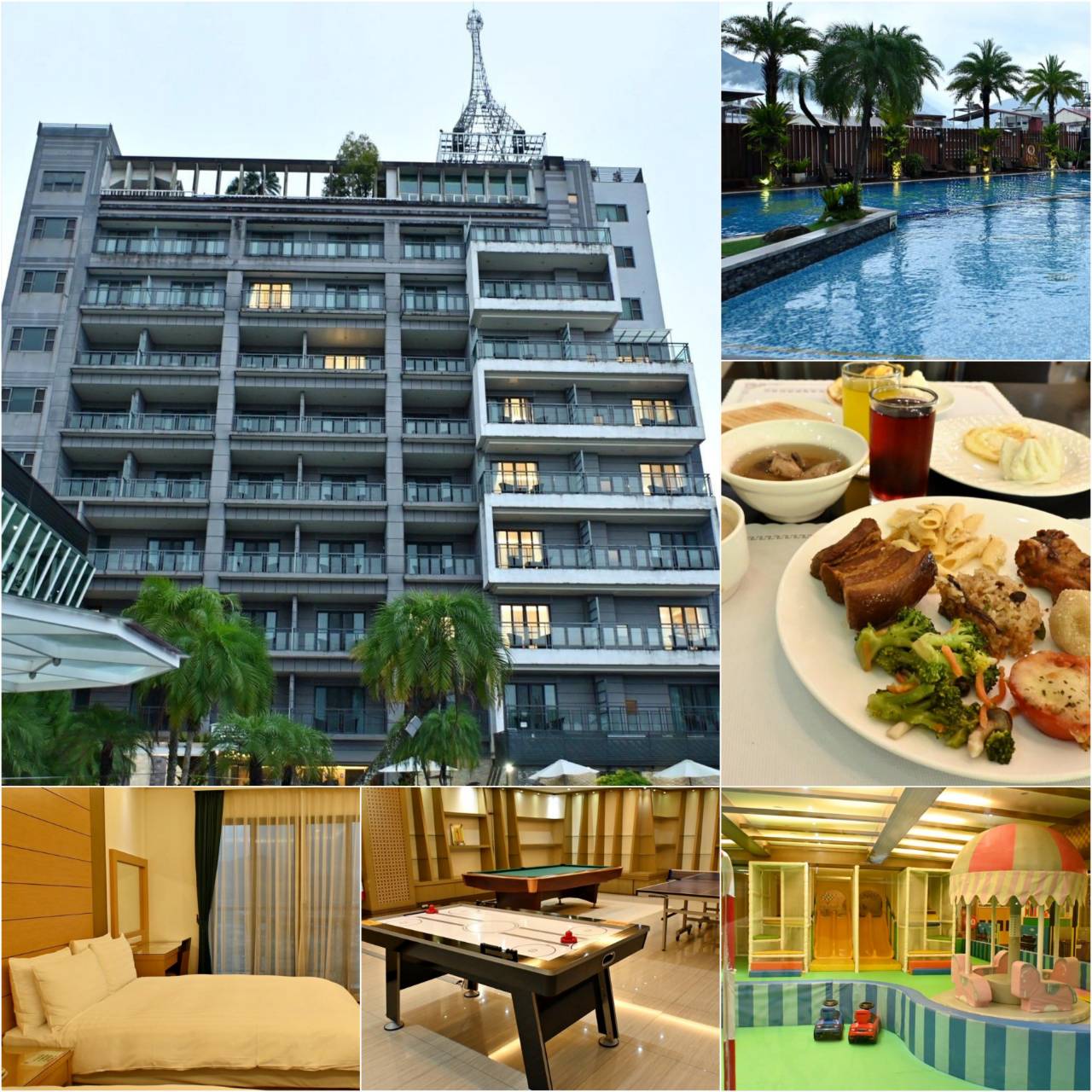 南投埔里住宿推薦｜承萬尊爵渡假酒店｜雲霧蒸騰山景環繞，豪華四人房一泊一食，埔里唯一星光池畔親子飯店入住心得！