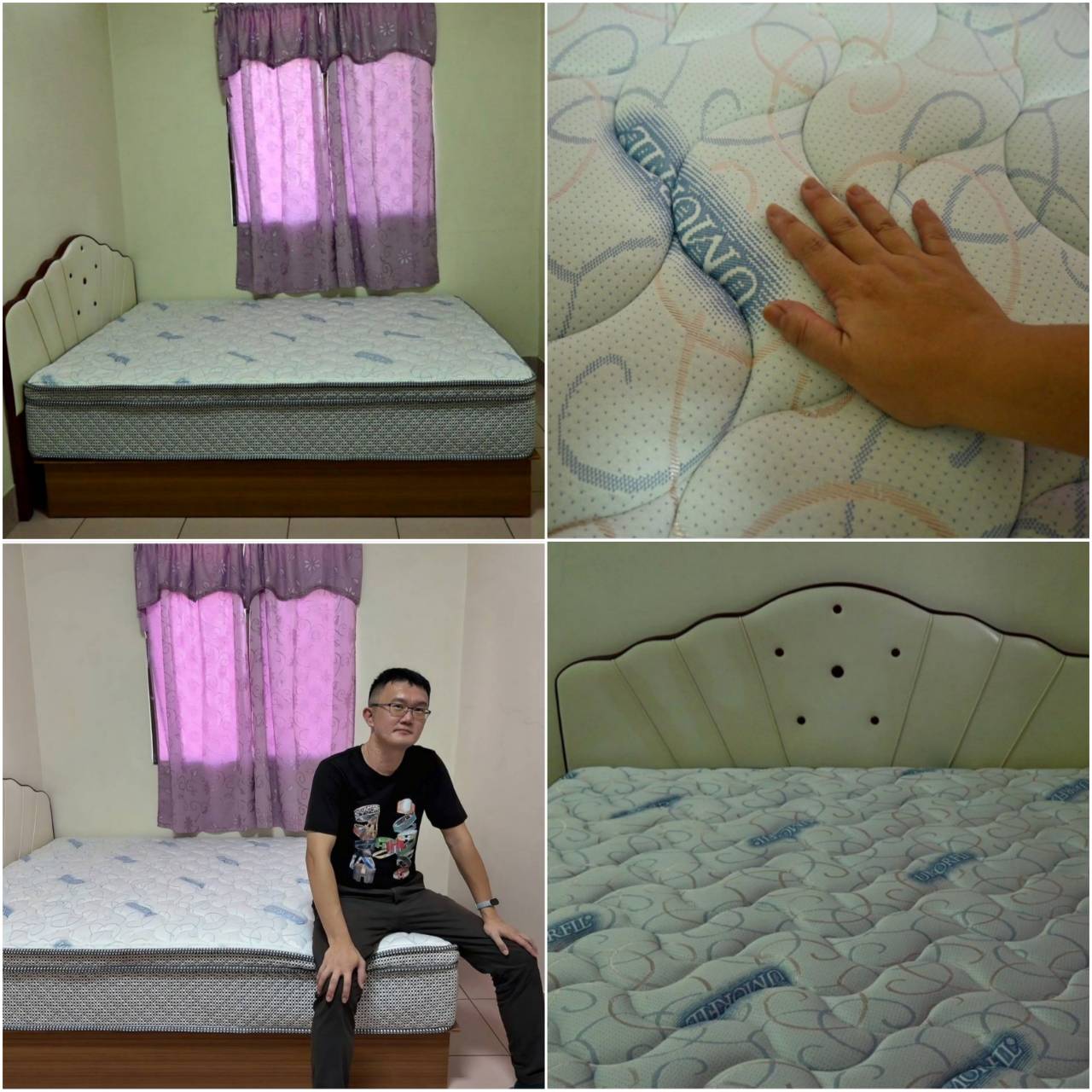 台灣床墊推薦｜富郁床墊直營工廠｜膠原蛋白表布×斯里蘭卡天然乳膠獨立筒床墊，營造優質睡眠開箱分享！